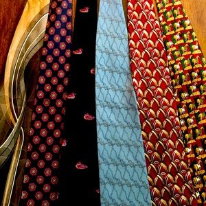 Silk ties. Various brands.  All or individual